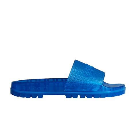 Gucci x Adilette Slide Sandal 'Transparent Blue' .